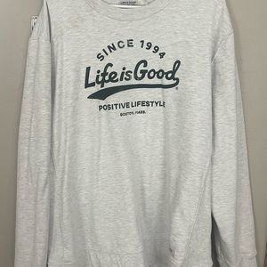 Women’s LIFE IS GOOD sweater